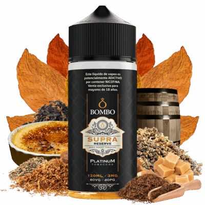 Bombo Supra Reserve Platinum Tobaccos 120ml