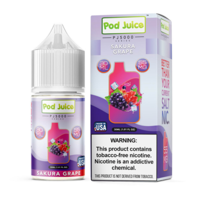 Pod Juice - Sakura Grape Ice Salt